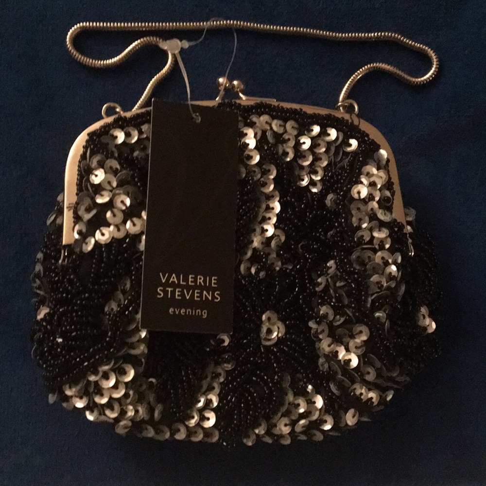 Valerie Stevens Sequined evening purse 5x5